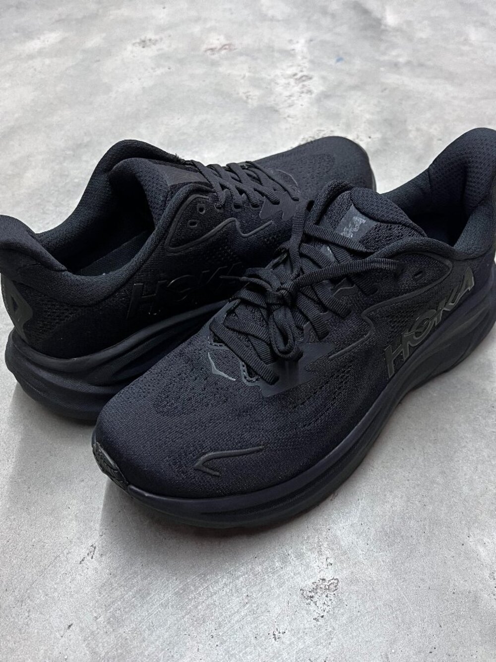 Hoka Clifton 10 Black Men's Running Shoes 1162030/BBLC - New